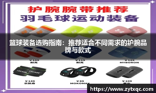 篮球装备选购指南：推荐适合不同需求的护腕品牌与款式